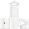 thumbnail image 1 of Puerta de casa de muñecas en miniatura, puerta de casa de muñecas de madera de simulación en miniatura, muebles para puerta hechos para durar, 1 of 11