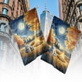 thumbnail image 4 of Hello Fall British Shorthair Enjoys Warm Campfire Autumn Night Bright Moon House Flag 28x40in Double Sided Cat Lover Kitten Owner Gifts Outdoor Decor - 01008, 4 of 5