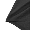thumbnail image 2 of Fengqque Men's Henley Shirts Casual Short Sleeve Work Business Solid Color Button T-Shirt with Pocket Black XL(XL), 2 of 9