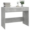 thumbnail image 2 of vidaXL Desk Concrete Grey 101x50x76.5 cm Engineered Wood, 2 of 5
