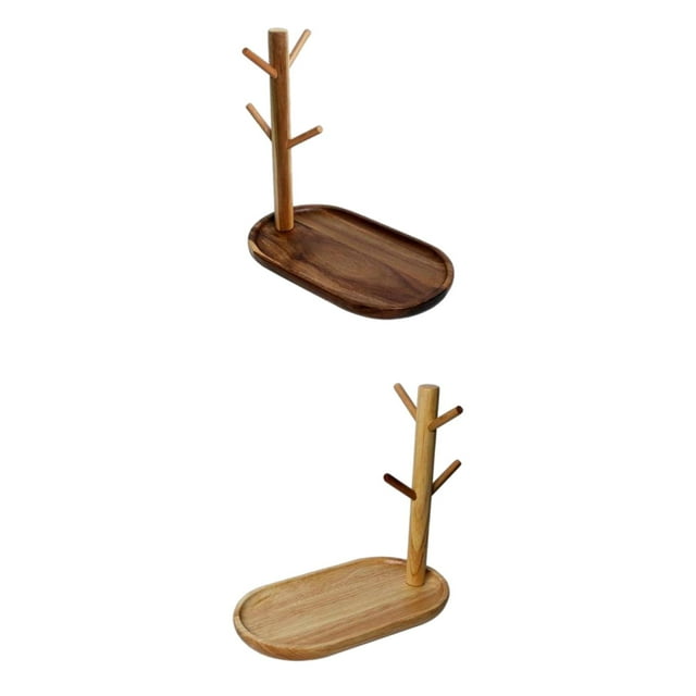 2 estantes de para tazas, estante de almacenamiento para tazas de , gancho para escurrir tazas,