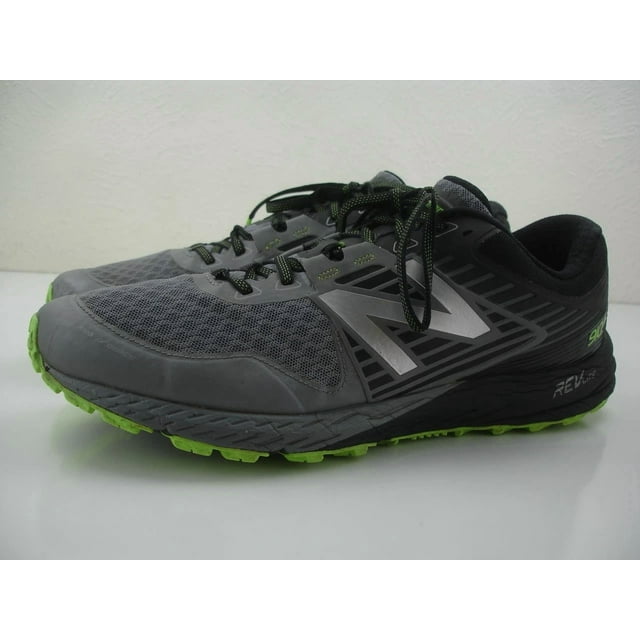 Men's 12 D M New Balance 910v4 910 v4 MT910GG4 Trail Running Shoes Gunmetal Lime