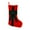 B, variant on pdqouc Christmas Stockings Xmas Fireplace Hanging Ornaments Sock Plush Candy Stockings with Red Velvet Bow for Family Christmas Holiday Decorations 7.48 x 17.71 Inch