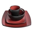 thumbnail image 3 of Vajilla Gibson Soho Roja Mate con Negro 16pz, 3 of 4