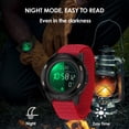 thumbnail image 5 of Findtime Military Watches for Men Digital Tactical Sports Compass Pedometer Calorie Step Counter Watch Waterproof Stopwatch Pacer Running Watch Alarm Electronic Nylon Strap, 5 of 7