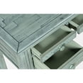 thumbnail image 5 of Jofran Rustic Shores Coastal Style Distressed Acacia USB Charging Desk, 5 of 7