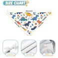 thumbnail image 6 of Dog Bandana 2 Pack,Colorful Dinosaur and Floral Pattern Bandanas for Dogs,Cat Bandana,Small/ Large Dog Bandana 2 Size,Dog Bandanas, 6 of 6