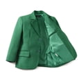 thumbnail image 2 of Visaccy 3 Piece Kids Boys' Formal Green Blazer Vest and Pants Dress Suits Set for Party Size 3T, 2 of 5