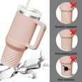 thumbnail image 3 of YAOMOBB Scratch Resistant Cup Boot Noise Reducing Scratch Resistant Silicone Boot for 40OZ Tumbler Bottom Protection, 3 of 6