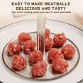 thumbnail image 3 of NOVELAR Non-Stick Meatball Press Tool, Makes 6 or 12 Balls at Once, Saves Time for Home Cooking, Meal Prep, and Family Dinners, 3 of 7
