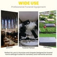 thumbnail image 3 of Carbon Steel Silent Wheel Hand Truck, Foldable Funeral Coffin Trolley, Stable Mortuary Casket Carrier Cart for Memorial Services, 3 of 8