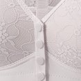 thumbnail image 5 of Iugvhana 3 Pack Women's Front Closure Bras Wirefree Push-Up Bra Adjustable Straps Lift Breathable Comfortable Everyday Bra Underwear Purple L, 5 of 5