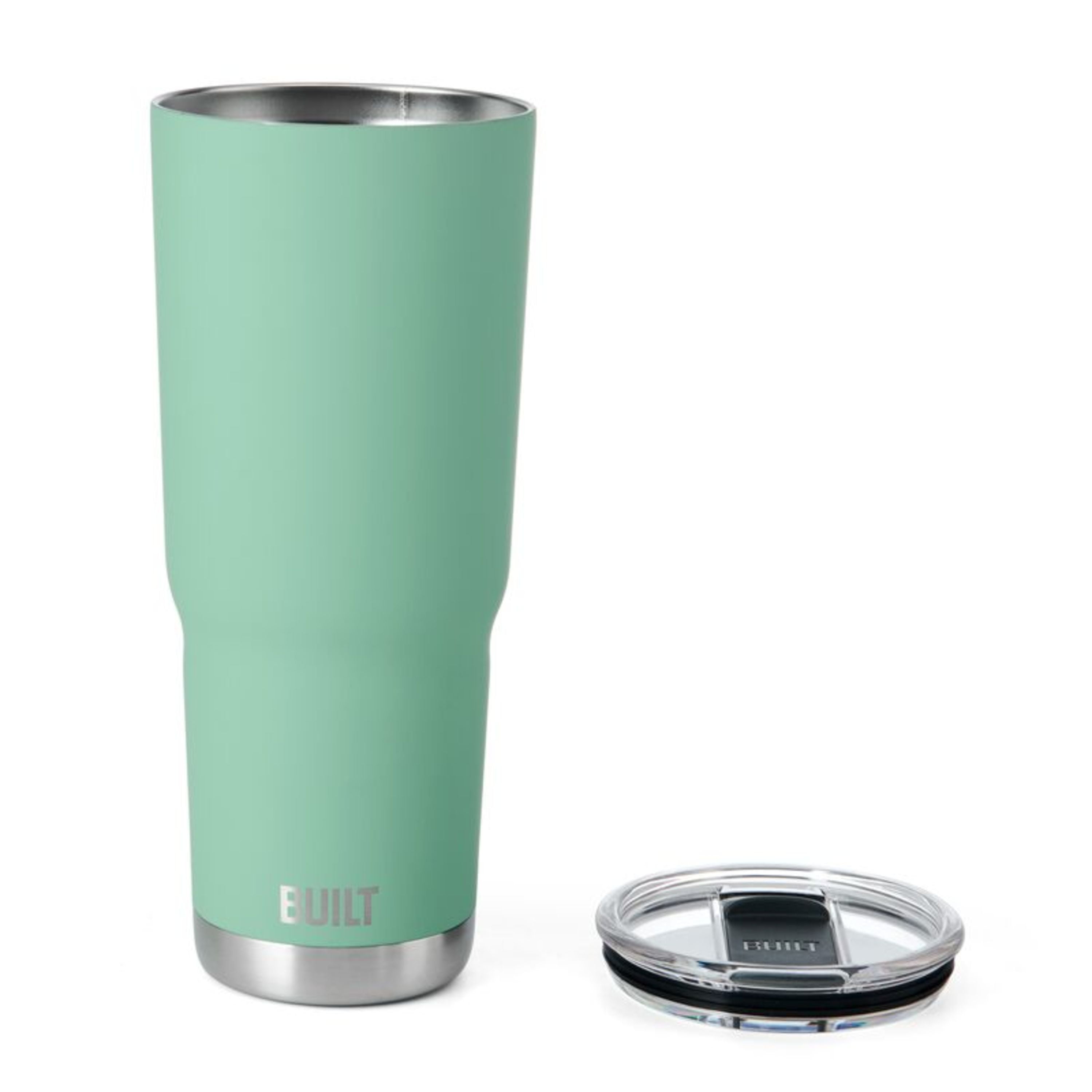 BUILT Torrent 30 oz Double-Wall Insulated Stainless Steel Tumbler Water Bottle, Mint