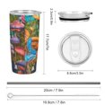 thumbnail image 2 of 20 OZ Beetlejuice Tumbler, Tumbler with Lid And Straw, 304 Stainless Steel Coffee Cup, Insulated Reusable Travel Mug, Keeps Drinks Cold, 2 of 8