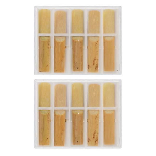 10pcs Thinner Clarinet Reeds Clarinet Instrument Parts Clarinet Accessories Assorted Color 2.5