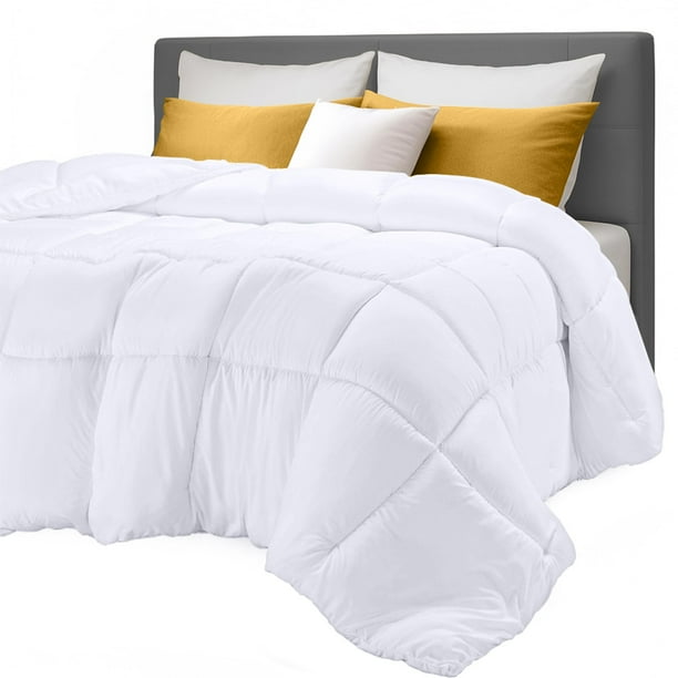 Ropa de cama Blanket Utopia, tamaño queen, para todas las estaciones, blanca