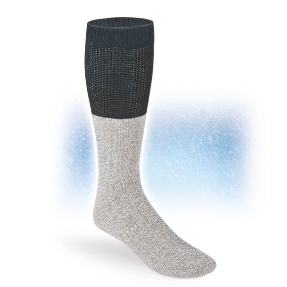 Thermal Diabetic Socks, Set of 3, Size 10-13, Gray