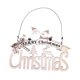 thumbnail image 1 of Ounissouiy Adornos colgantes de árbol de Navidad, decoraciones navideñas, colgante de placa interesante para el hogar, decoración de Navidad, Kits de decoración para fiestas Burlywood, 1 of 6