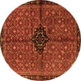 thumbnail image 1 of Ahgly Company Indoor Round Persian Orange Traditional Area Rugs, 5' Round, 1 of 1