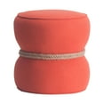 thumbnail image 2 of Zuo Tubby Ottoman in Orange, 2 of 3