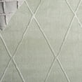 thumbnail image 5 of SAFAVIEH Revive Lorrin Diamond Polyester Area Rug, Sage, 6'7" x 6'7" Round, 5 of 6