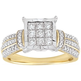 Silver Smile 18K Gold Vermeil Cross Ring For Women | Hypoallergenic Faith Jewelry With Cubic Zirconia