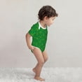 thumbnail image 4 of Xecao St Patrick's Day5 Pattern Baby Climbing Bodysuit Short Sleeve Onesie Unisex 0-12 Months Baby Shirt Newborn Outfits Crotch snap design-6 Months, 4 of 6