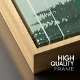 thumbnail image 4 of IDEA4WALL Framed Canvas Print Wall Art Pastel Winter Mountain Forest Lake Reflection Landscape Art Nature Wilderness Illustrations Modern Art Decorative Rustic Zen For Home - 24"x36" Natural, 4 of 5