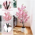 thumbnail image 3 of 5-ft artificial cherry blossom tree in blanca pot - realistic fake sakura tree para indoor/outdoor home, garden, oficina y wedding decor (single), 3 of 6