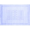 thumbnail image 1 of Ahgly Company Machine Washable Indoor Rectangle Solid Blue Modern Area Rugs, 8' x 12', 1 of 4