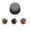 Black, variant on 4-Inch Apple Shape Silicone Mousse Mold, 3D Fruit Design Cake Pan for French Pastry Desserts Soap and Candle Art, Easy Release Baking Tool