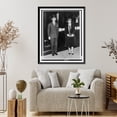 thumbnail image 4 of Historic Framed Print, The Royal Japanese newlyweds. Prince and Princess Chichibu leave for Tokyo to pray at the tomb of their ancestors, 17-7/8" x 21-7/8", 4 of 9