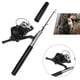 thumbnail image 2 of Mini Aluminum Pocket Pen Fishing Rod Pole + Reel, 2 of 5