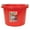 Red, variant on Fortex-Fortiflex N4008R Utility Pail, 8 qt Volume, Fortalloy Rubber Polymer, Red