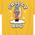 thumbnail image 3 of Instant Message - Chilly Dog Funny Christmas - Toddler & Youth Short Sleeve Graphic T-Shirt, 3 of 6