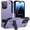 Lightpurple, variant on ELEHOLD Rugged Case for iPhone 14 Pro Max,Hybrid Military Grade Drop Protection Built-in Hidden Kickstand Shockproof Armor Cover for iPhone 14 Pro Max 6.7",Gray
