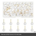 thumbnail image 2 of 50Pcs Push Pins Cork Notice Board Thumb Tacks Drawing Pins Flower Star Gear Flat Head Pushpin for Office Bulletin Board, 2 of 8
