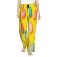 thumbnail image 1 of Balery Easter eggs (2) Pantalones de pijama para mujer, pijamas ultraligeros, pantalones de estar por casa-Small, 1 of 6