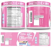 Creatine for Women | Creatine Monohydrate + BCAA Powder Myo-Inositol Collagen Biotin Hyaluronic Acid Folate L Glutamine Vitamin D3 Iron Zinc D-Chiro-Maca Digestion Shelf Builder By Clean Nutra