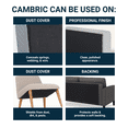 thumbnail image 2 of House2Home Box Spring Dust Cover, 54" x 80", Heavy Duty 2.4 oz Polypropylene, 2 of 8