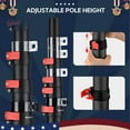 thumbnail image 5 of Yescom EZ GO 25ft Starlink Gen 3 Ground Pole Mount Kit with Adapter Telescopic Flagpole Mount for Outside House Inground Outdoor Camping Tailgating Black, 5 of 12