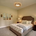 thumbnail image 5 of C Cattleya 13.75in. LED Rattan Flush Mount with Color Changing 3000K/4000K/5000K, 5 of 6