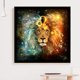 thumbnail image 4 of Cuadros Decorativos Kit de pintura de diamantes 5D, arte de mosaico de diamantes cuadrados completos de animales DIY Tmvgtek embutido en tela, 4 of 6