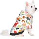 thumbnail image 2 of Balery Crabs Shrimps Sudadera con Capucha para Perros Pequeños – Ropa para Mascotas, Disfraz para Perros y Gatos, Ideal para Fiestas y Cosplay-XX-Large, 2 of 7