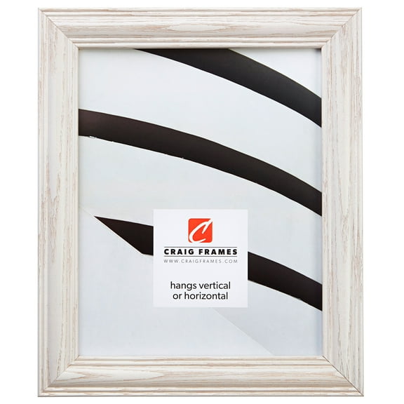 Craig Frames Wiltshire 440, 20x30 inch Picture Frame, Traditional Whitewash Hardwood