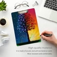 thumbnail image 5 of FMSHPON Abstract Tree Clipboard Hardboard Wood Nursing Clip Board and Pull for Standard A4 Letter 13x9 inches, 5 of 7