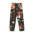 thumbnail image 5 of Bingfone Mushroom With Snails Mens All Over Print Sleep Pajama Pants-Medium, 5 of 9