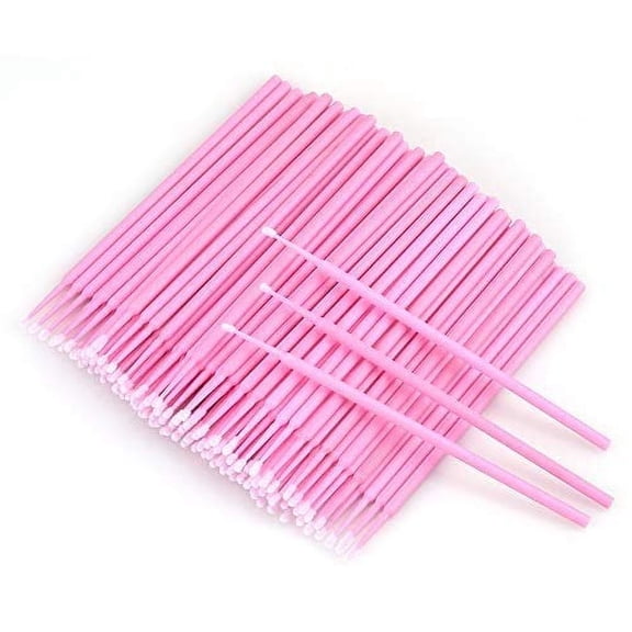 500PCS Disposable Micro Applicators Brush for Makeup and Personal Care (Head Diameter: 2.0mm)- 5 X 100 PCS