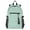 Mint White Stripe, variant on JIALIOU 14" Laptop Backpack Waterproof Airline Approved Stylish Casual Daypack for Travel Business College Work, Green Yellow Stripe