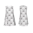 thumbnail image 3 of Vsdgher Panda Bear Print Summer Dresses for Women Casual U Neck Beach Dress Sleeveless Tank Loose Sundress with Pocket -XX-Large, 3 of 7